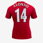 Camiseta de fútbol del Liverpool firmada por Xabi Alonso – Final de la Liga de Campeones 2005